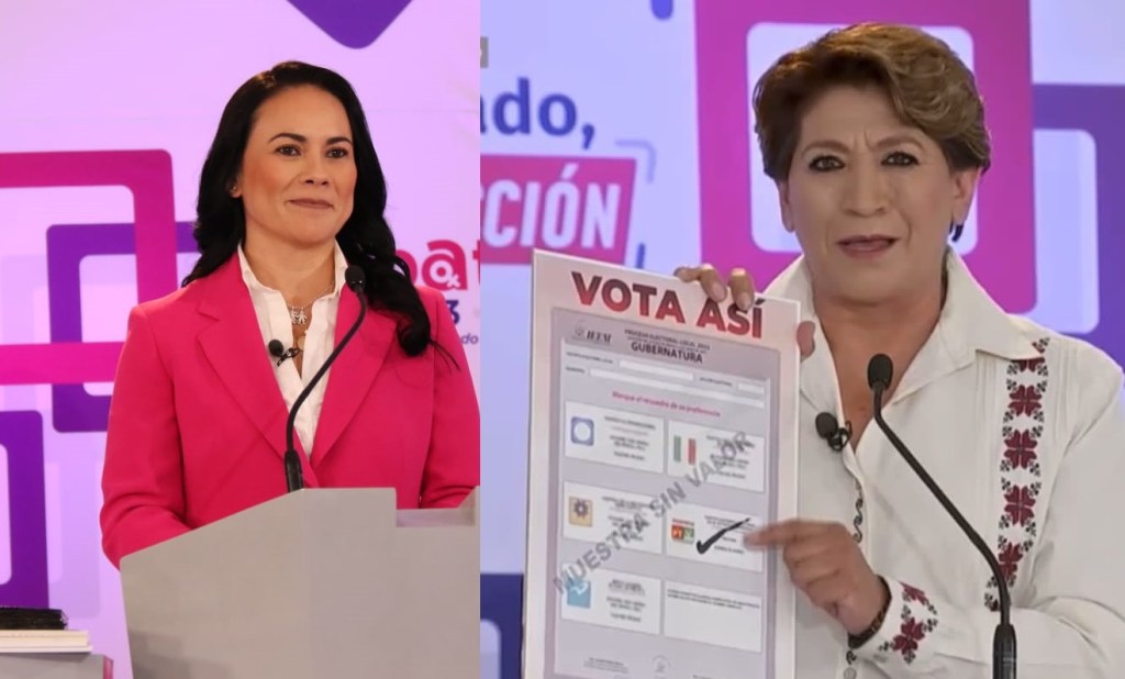 Delfina Gómez y Alejandra del Moral optan por exponer ideas y hacen a un lado el&nbsp;debate