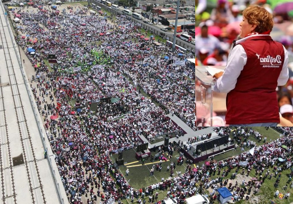 Ganaremos elección porque el pueblo mexiquense dará una lección de dignidad: Delfina&nbsp;Gómez