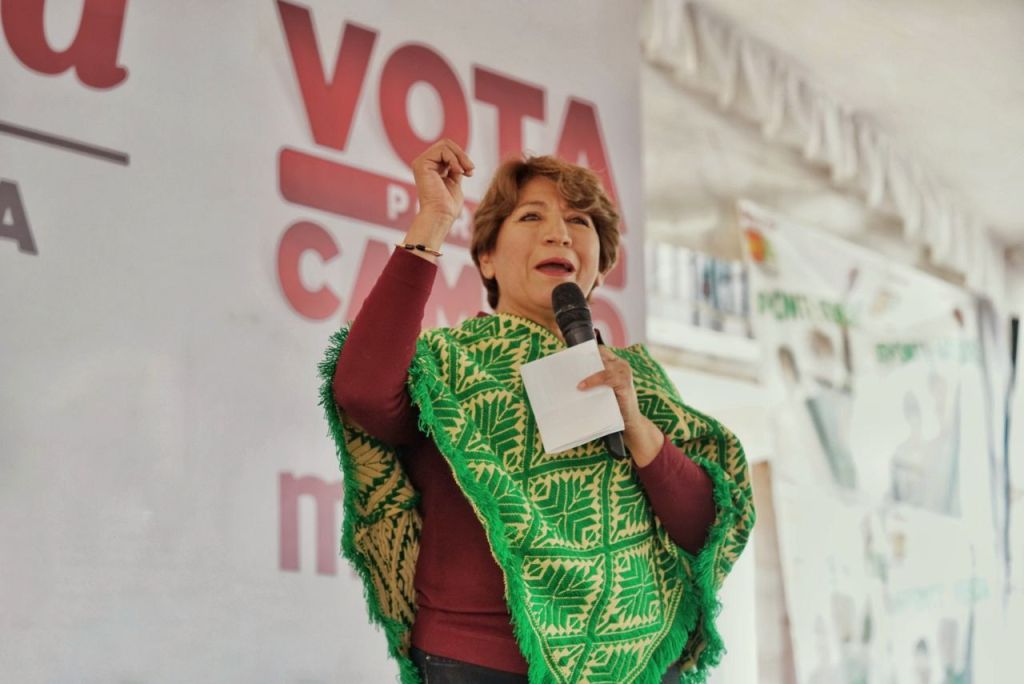 En Rayón Delfina Gómez precisa que proyecto de gobierno será edificado con propuestas de las y los mexiquenses