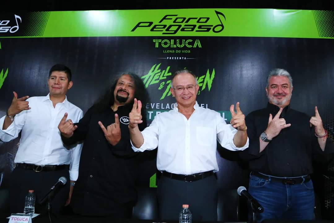 Alcalde de Toluca da la bienvenida al Hell and Heaven Open Air 2023; el Festival de Rock más importante de LATAM
