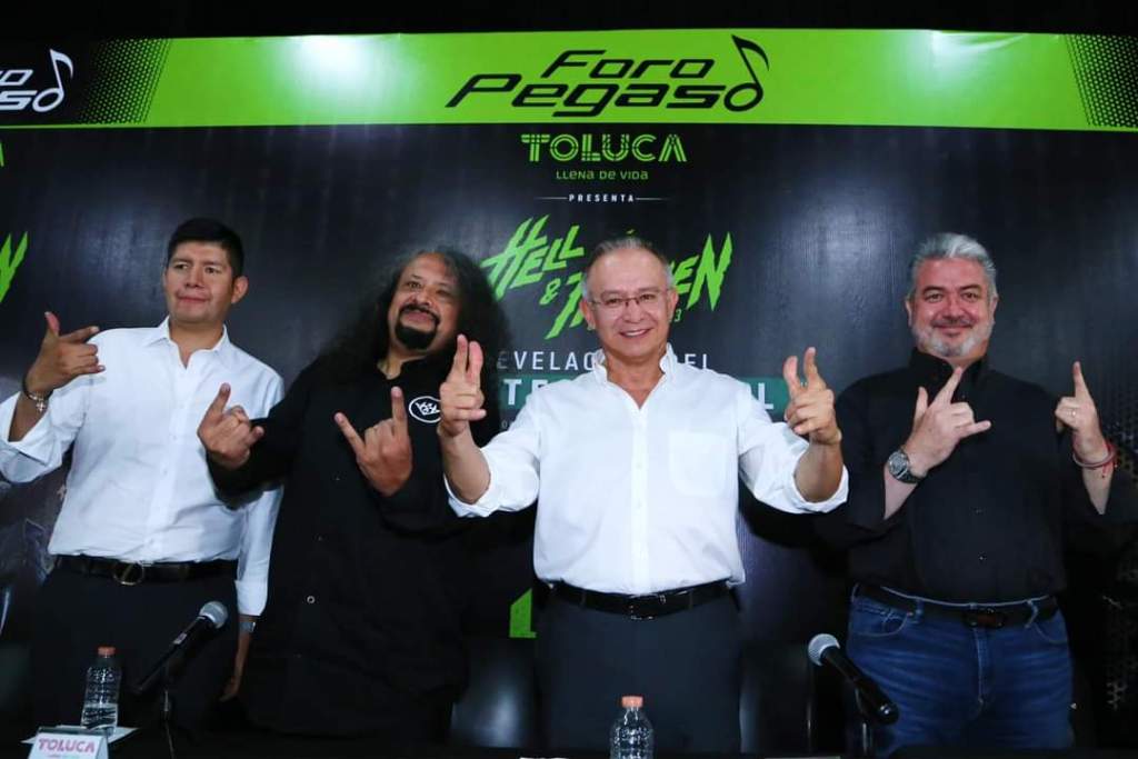 Alcalde de Toluca da la bienvenida al Hell and Heaven Open Air 2023; el Festival de Rock más importante de&nbsp;LATAM