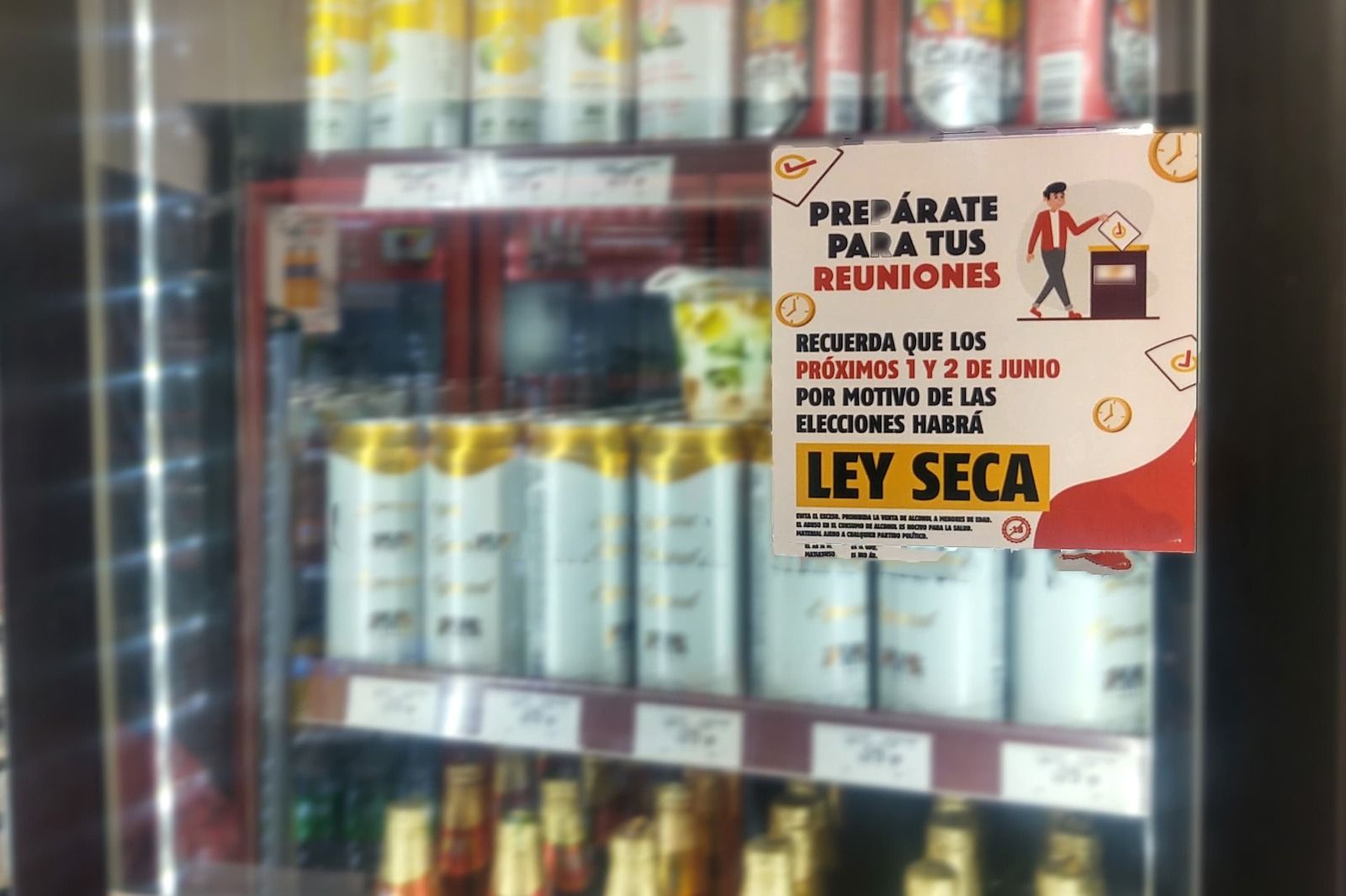 Prohíben venta de alcohol hoy 1 y 2 de Junio; aplica ley seca en los 125 municipios del Estado de México