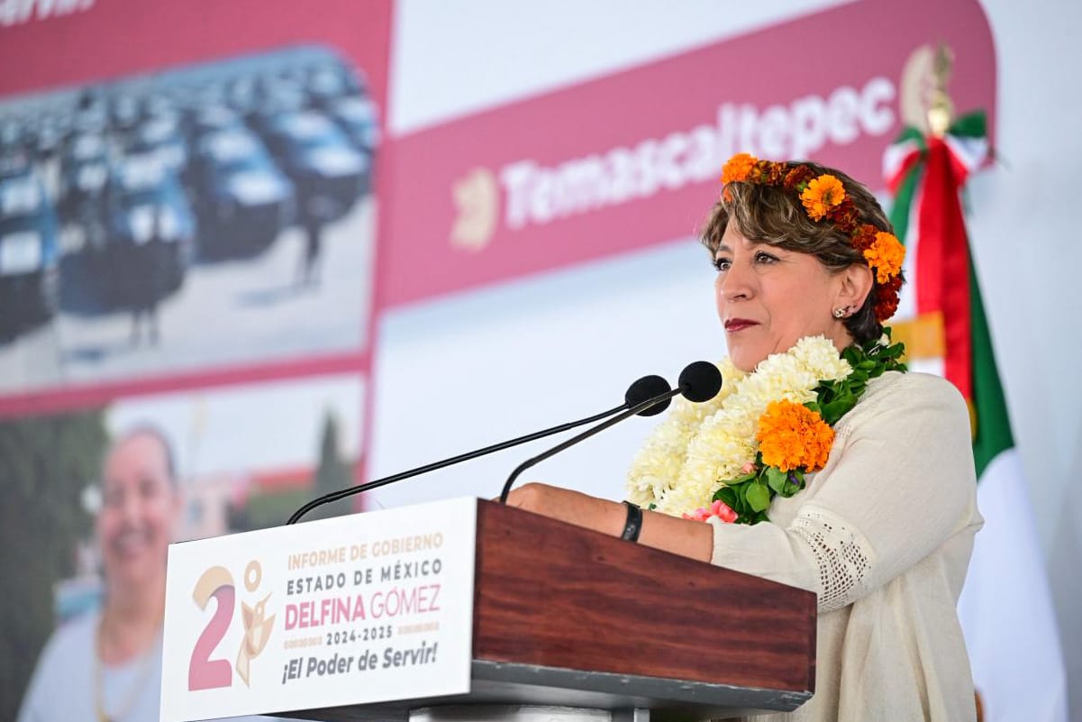 La Gobernadora Delfina Gómez presenta Segundo Informe Regional en el Sur del Estado