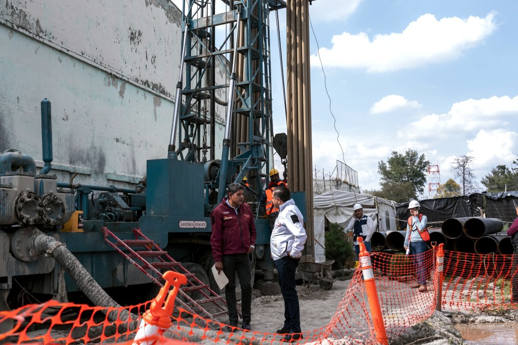 Supervisa alcalde de Toluca&nbsp; construcción de nuevo pozo en la delegación&nbsp;Independencia