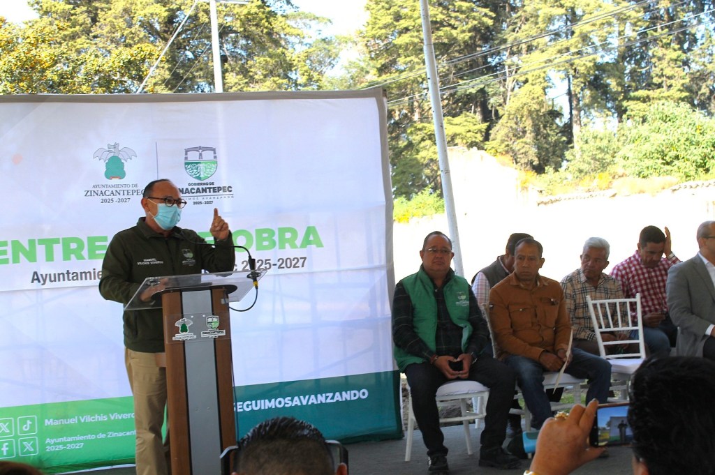 En Zinacantepec hay obras y no palabra; Manuel&nbsp;Vilchis