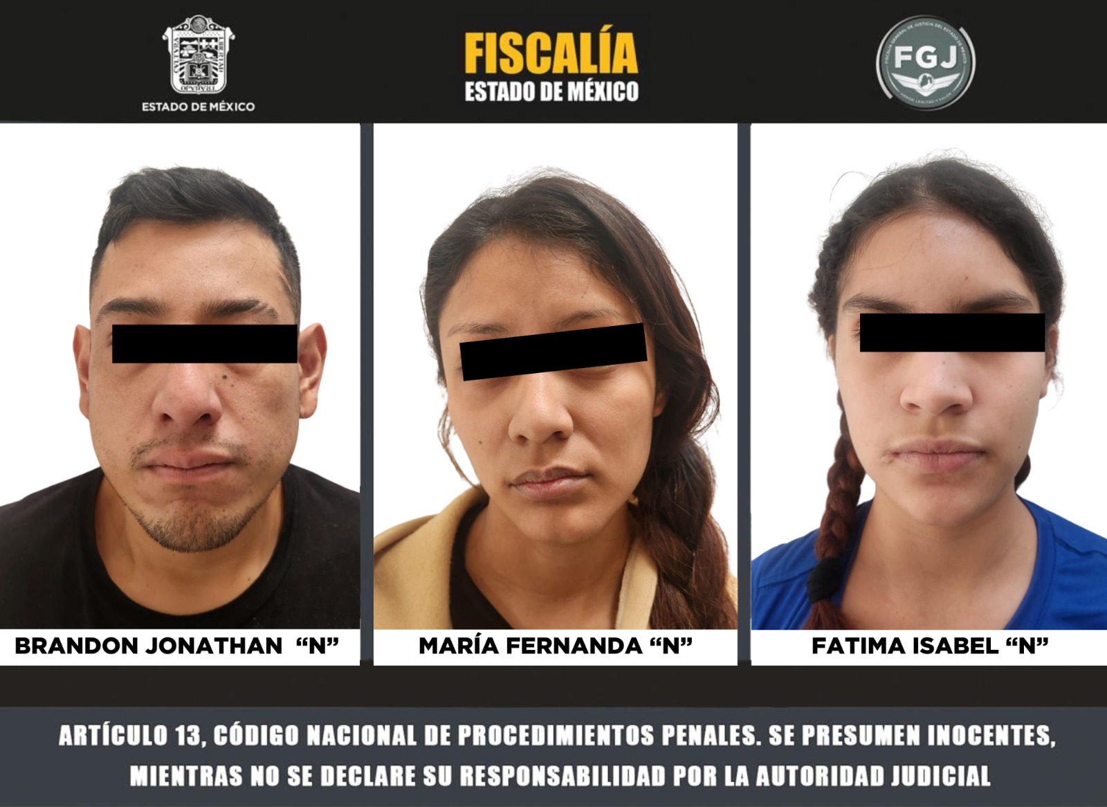 Fiscalía del EdoMéx detiene a tres personas por homicidio de sacerdote