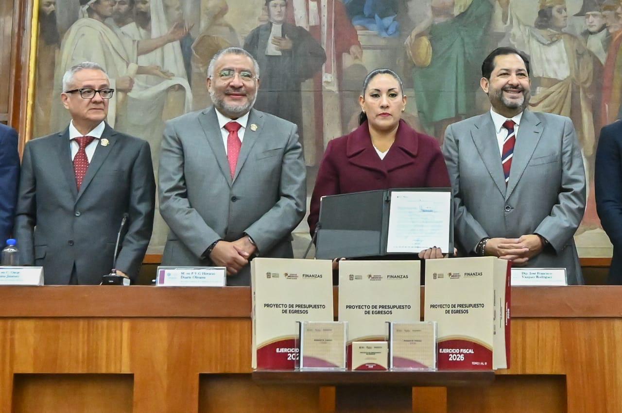 Recibe el Congreso Mexiquense paquete Fiscal 2026