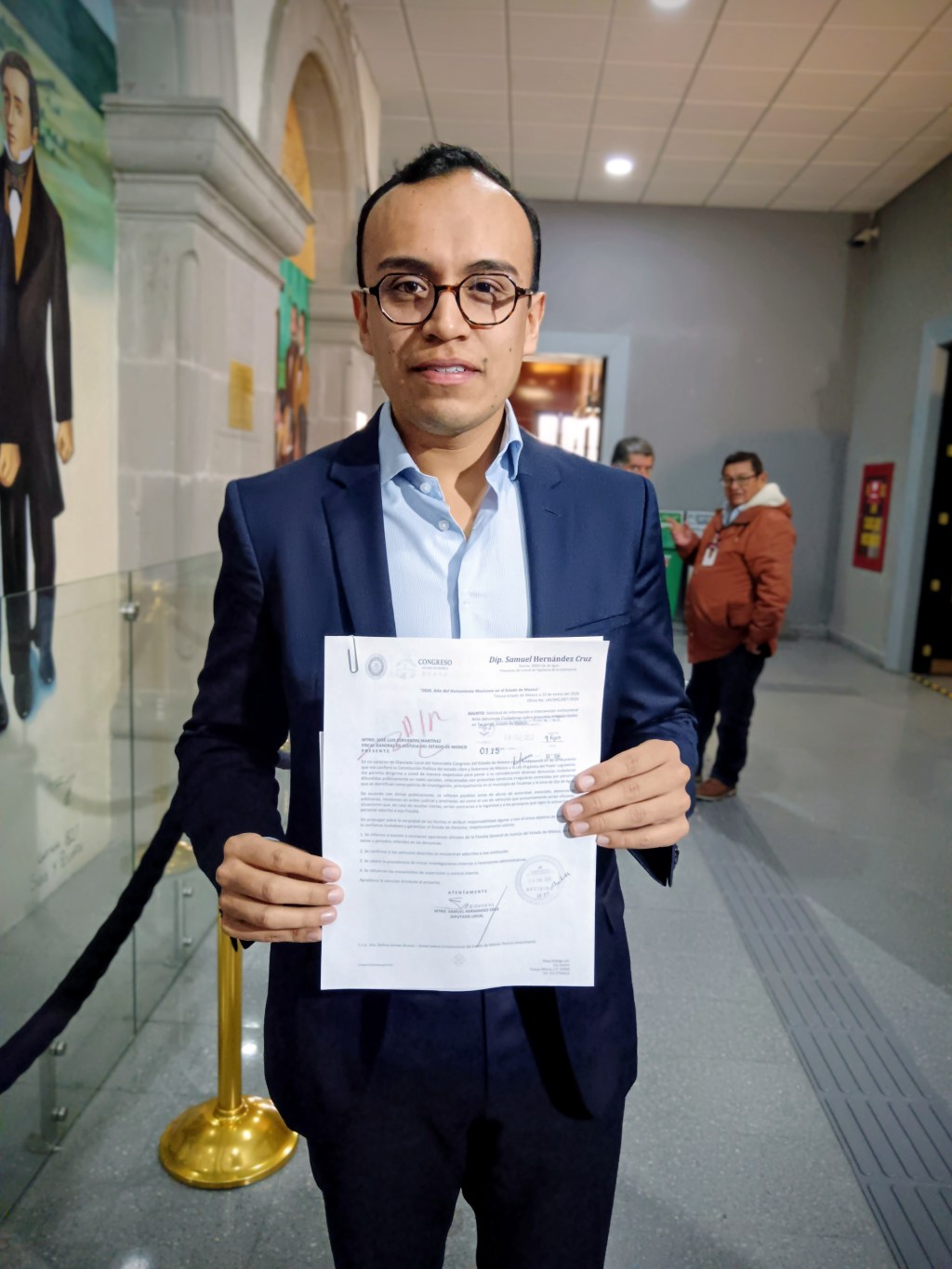 Diputado Samuel Hernández pide investigación sobre extorsión en carretera federal México–Pachuca