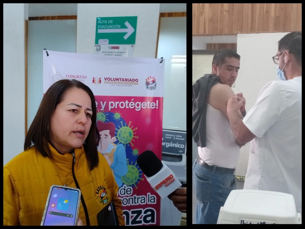 Suteym fortalecela prevención sanitaria en el Congreso Mexiquense con jornada de vacunación contra la&nbsp;influenza