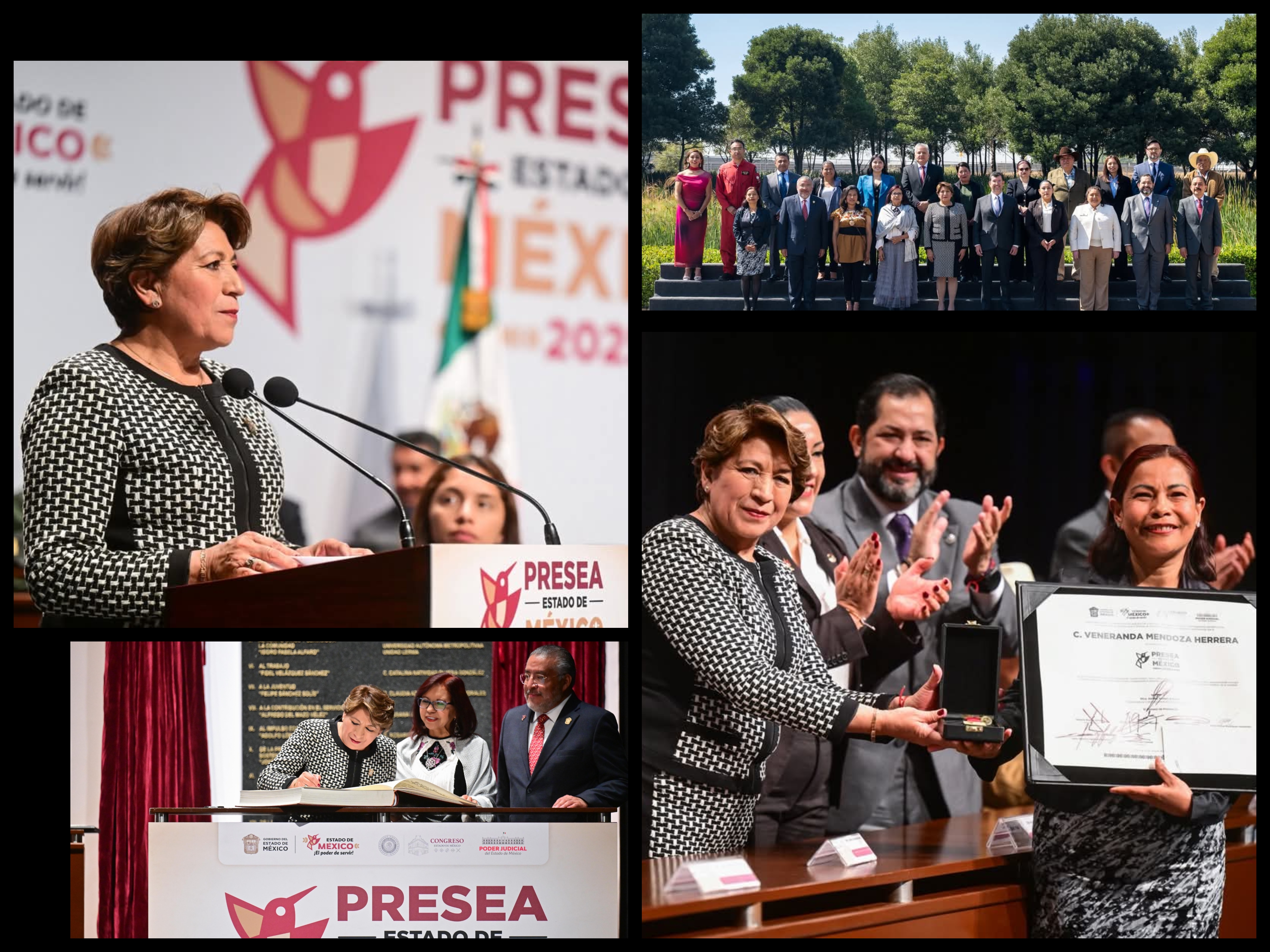 En el 202 aniversario del Estado de México, la Gobernadora Delfina Gómez reconoce a quienes transforman la realidad desde la ciencia, el arte, la educación y el servicio público