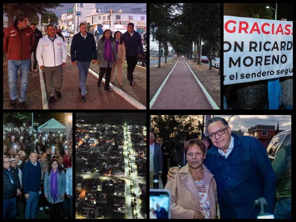 Senderos de luz para recuperar la ciudad: Ricardo Moreno entrega Sendero en San Mateo Oxtotitlán