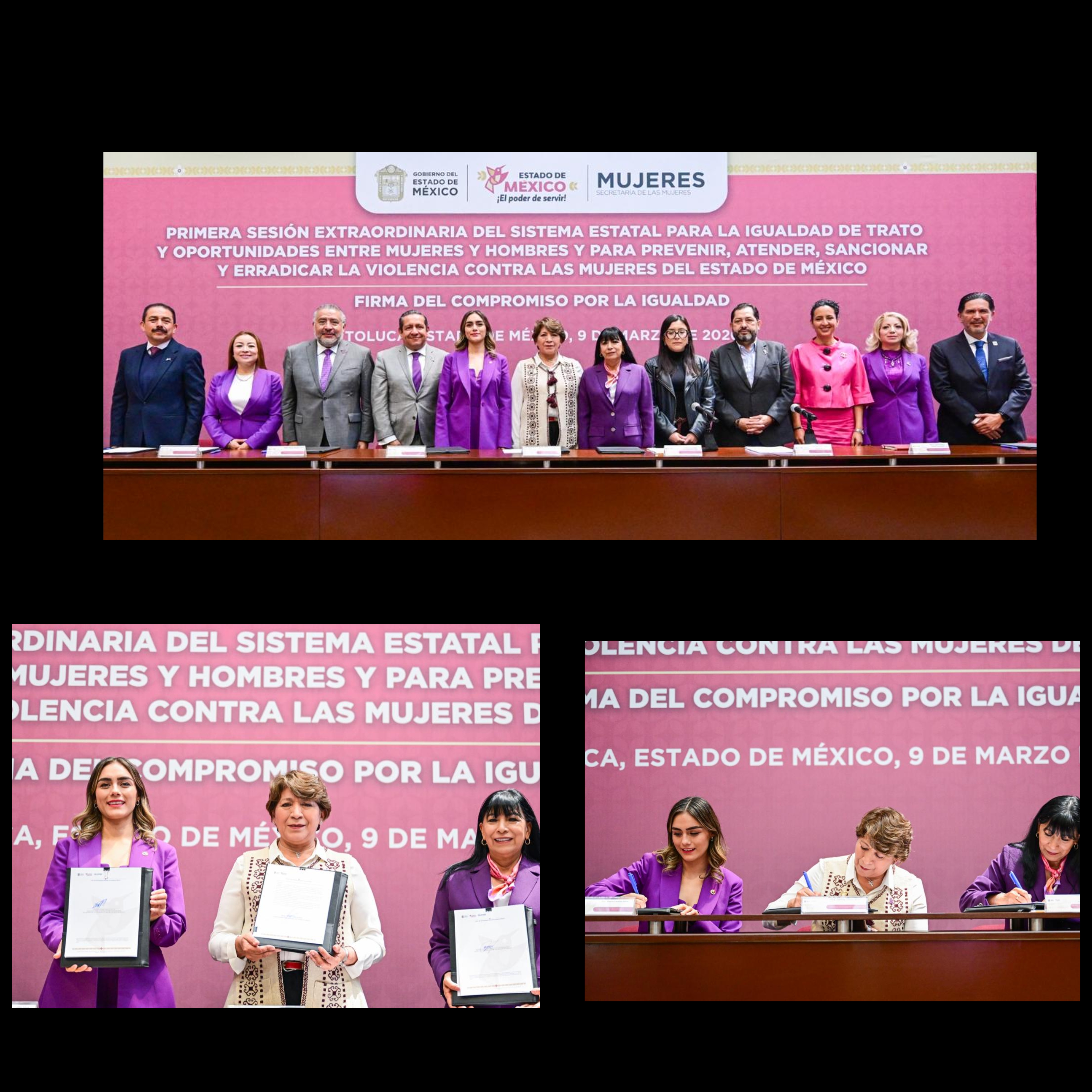 Unidad institucional y compromiso colectivo, claves para construir un Estado de México libre de violencia contra las mujeres