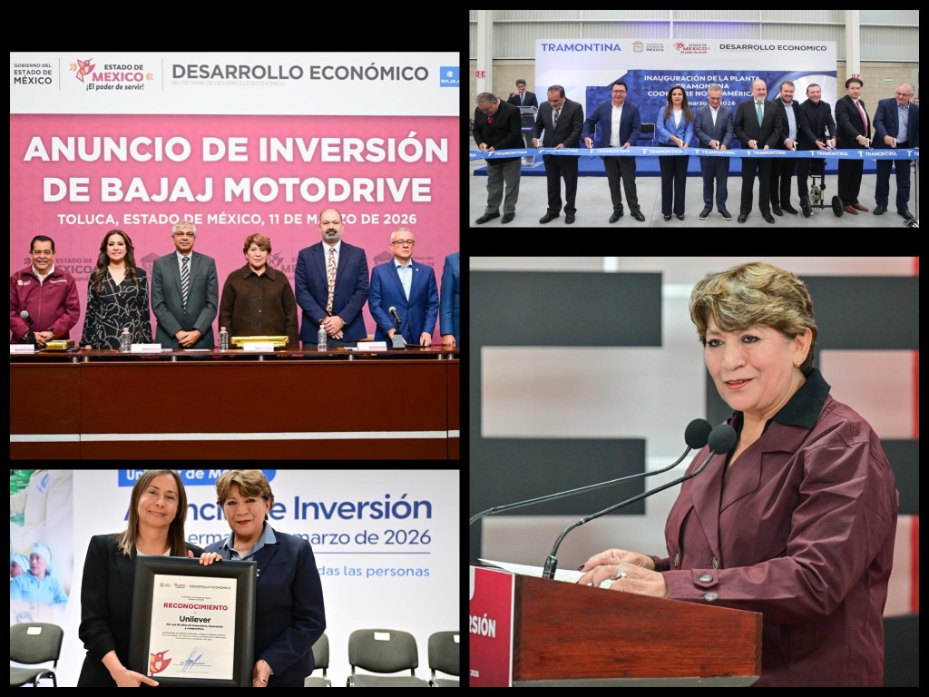 EdoMéx atrae más de 1,700 millones de dólares en inversión y reafirma su lugar como motor económico del&nbsp;país