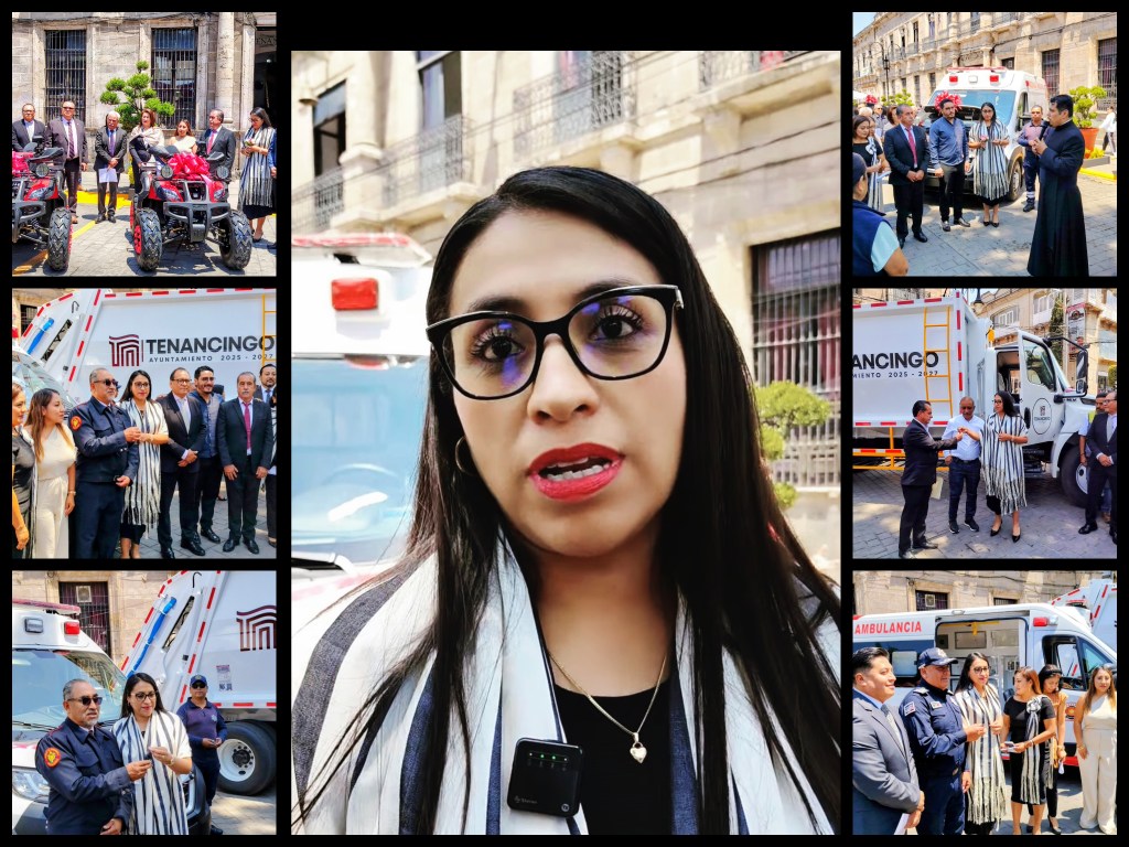 Nancy Nápoles fortalece servicios públicos con entrega de parque vehicular en Tenancingo; inversión supera los 4 millones de&nbsp;pesos