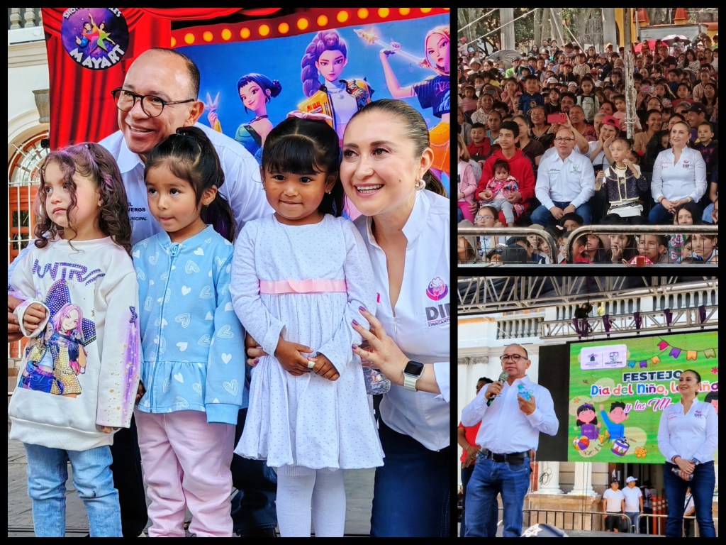 Zinacantepec celebra a la niñez y reconoce el papel esencial de las madres en la construcción de una mejor&nbsp;sociedad