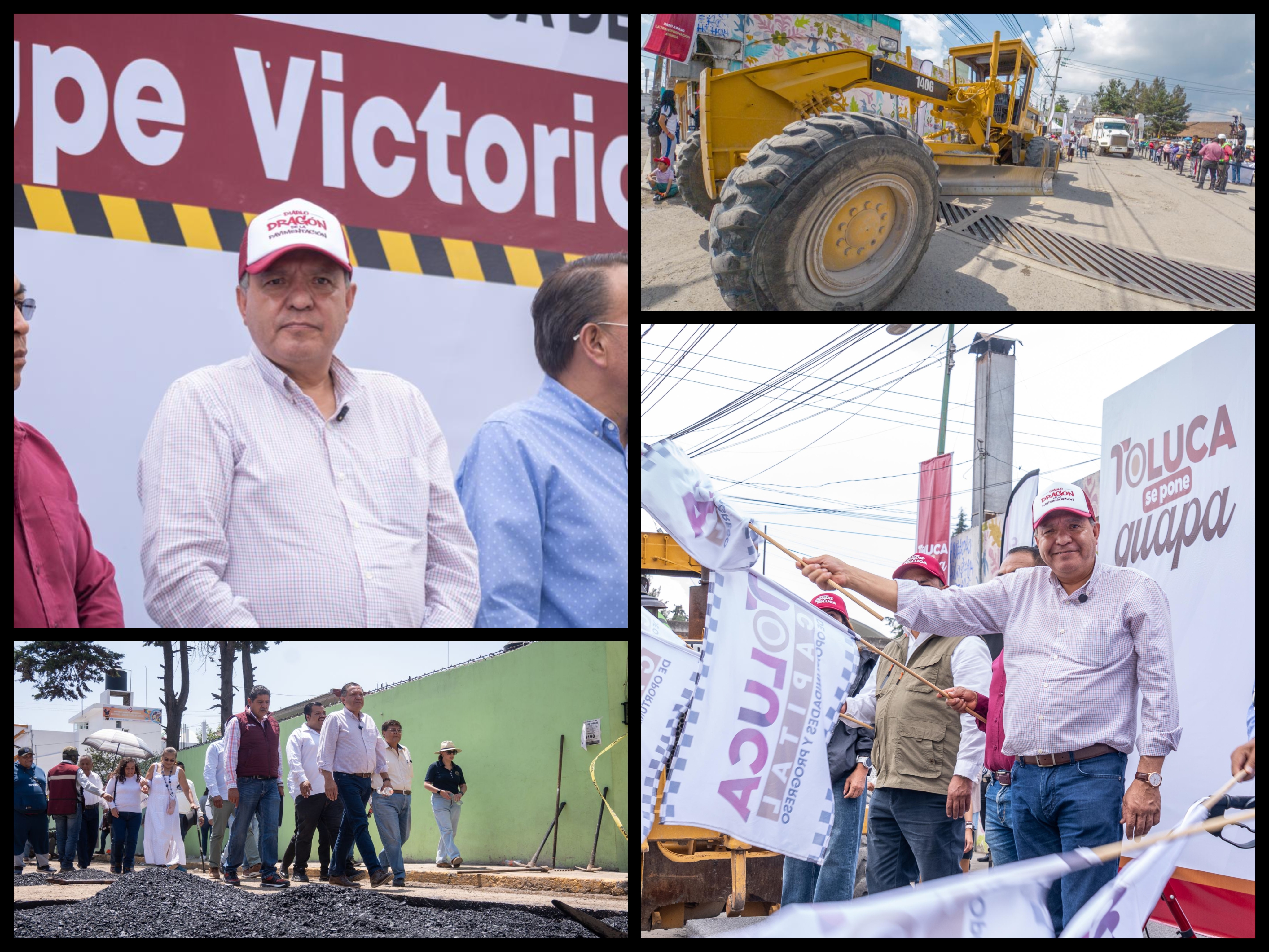 Ricardo Moreno lleva justicia urbana al norte de Toluca con la rehabilitación de Guadalupe Victoria