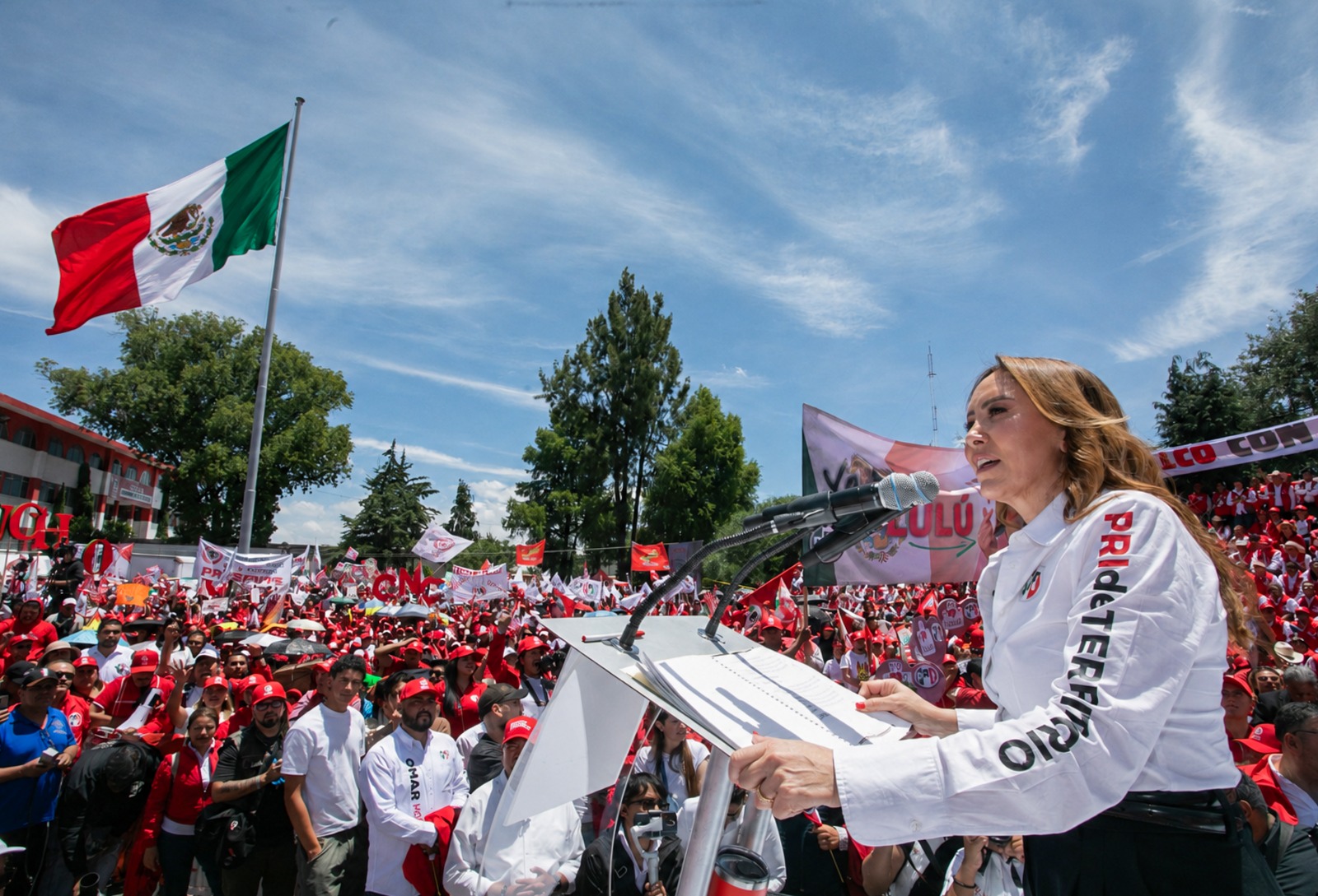 «La libertad no se mendiga, se conquista»:Cristina Ruiz convoca al priísmo mexiquense a defender a México