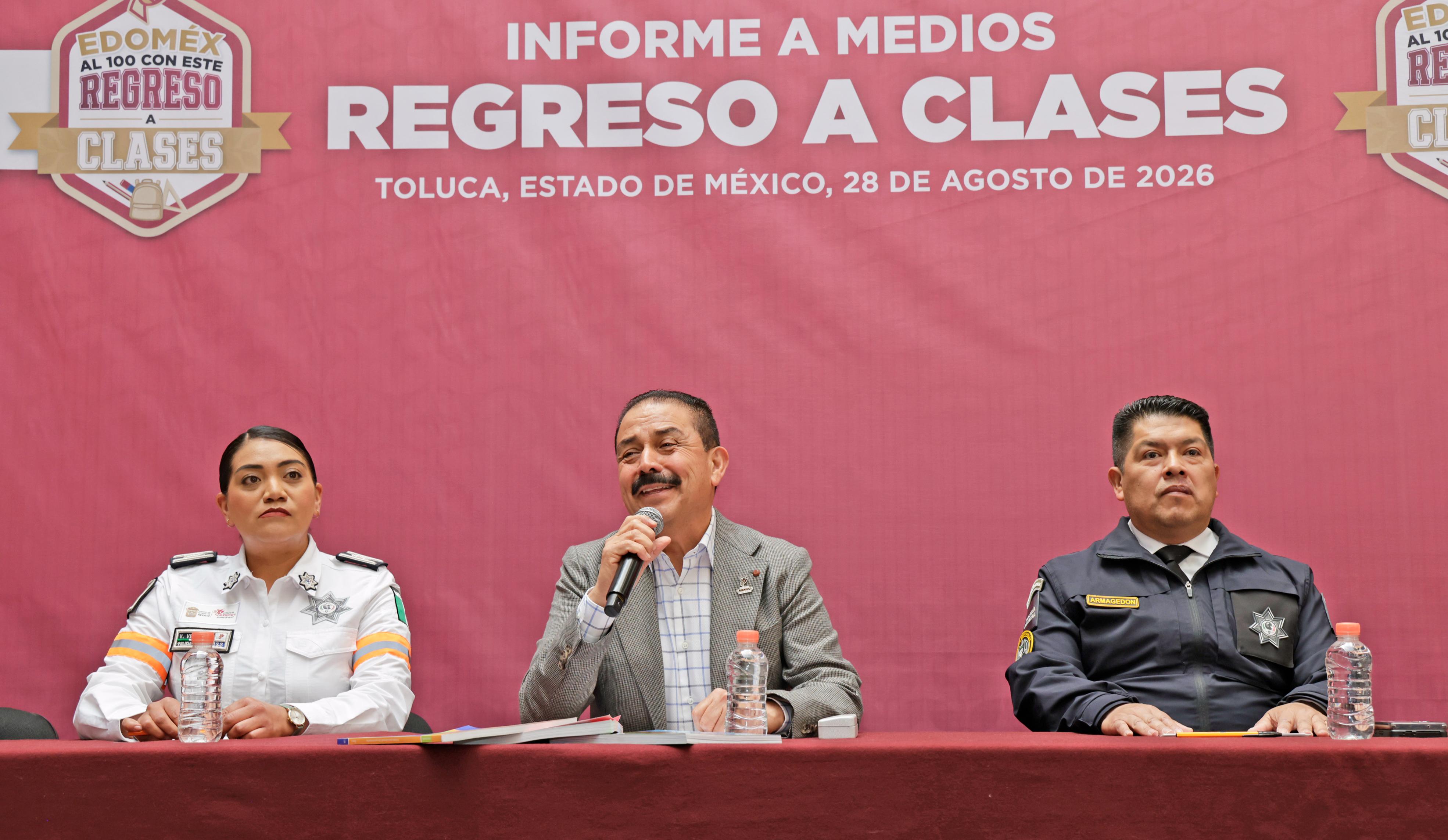EdoMéx prepara regreso a clases con educación, seguridad y apoyo a las familias